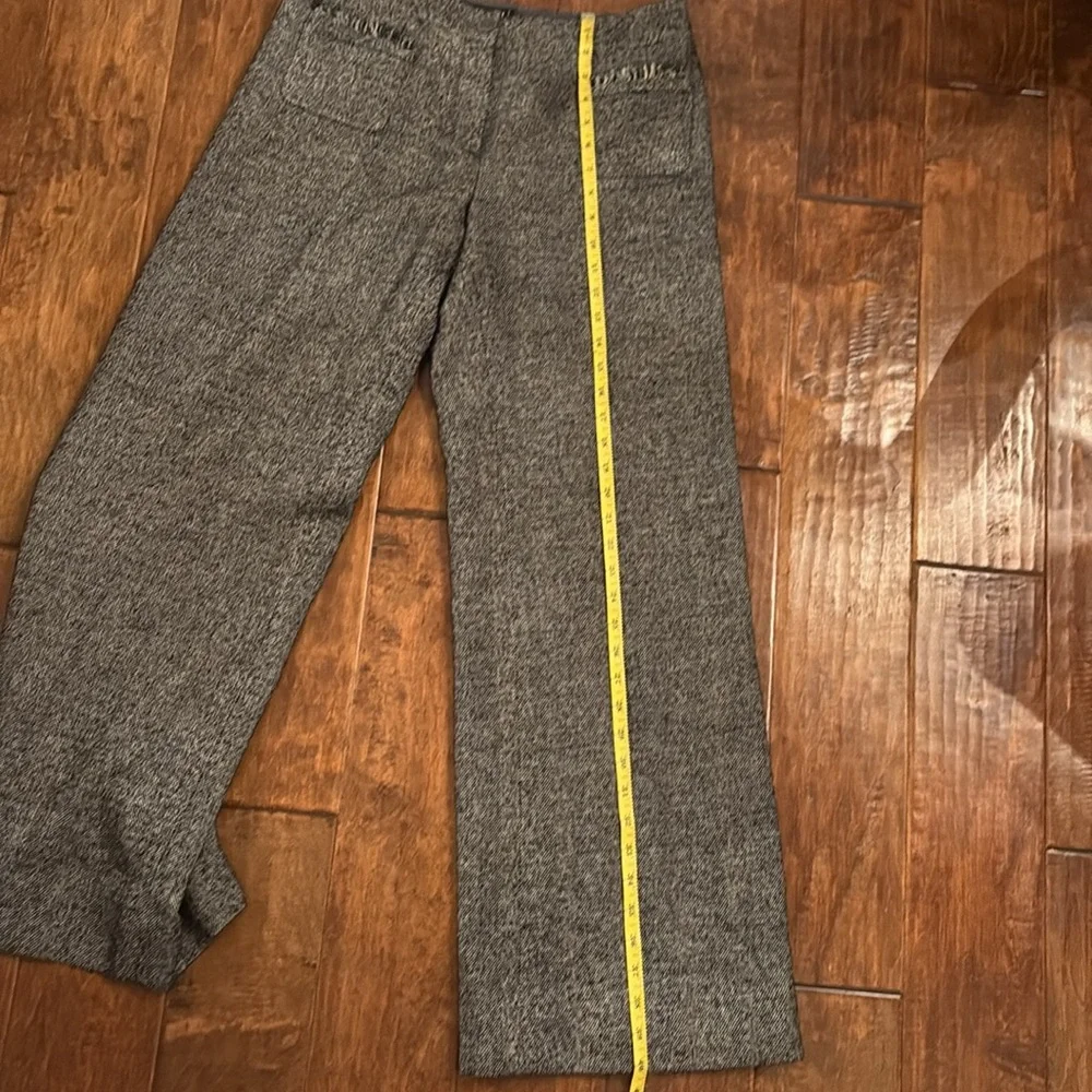 Chanel tweed silk alpaca wool pants